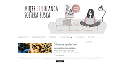 Desktop Screenshot of mujersinblancasolterabusca.com