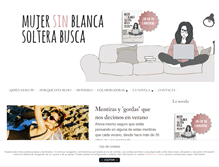Tablet Screenshot of mujersinblancasolterabusca.com